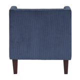 Forrester Blue Accent Chair by Homelegance at Eve Furniture