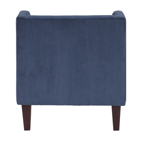 Forrester Blue Accent Chair by Homelegance at Eve Furniture