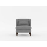 Forrester Dark Gray Accent Chair by Homelegance at Eve Furniture