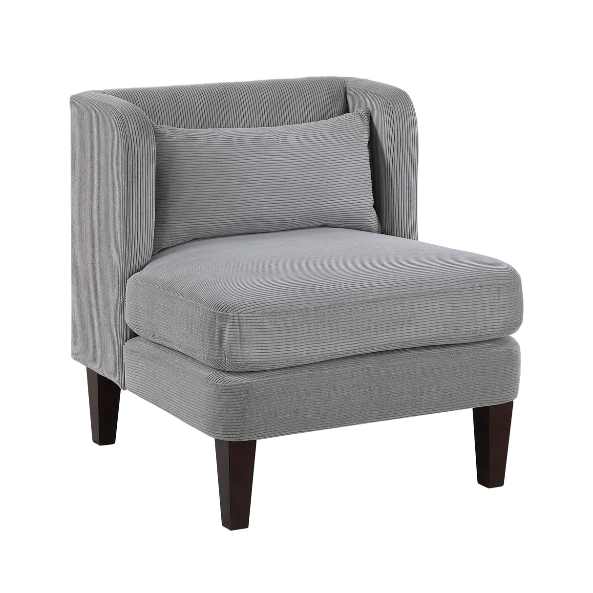 Forrester Dark Gray Accent Chair by Homelegance at Eve Furniture