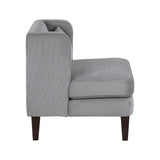 Forrester Dark Gray Accent Chair by Homelegance at Eve Furniture