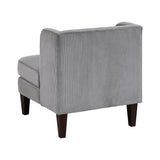 Forrester Dark Gray Accent Chair by Homelegance at Eve Furniture
