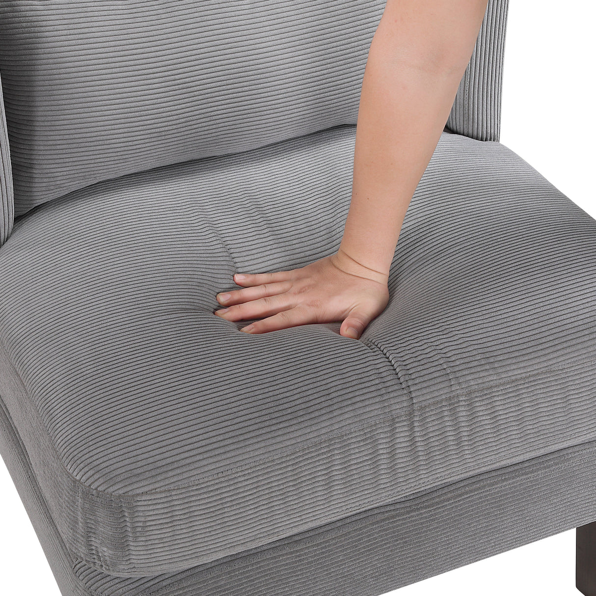 Forrester Dark Gray Accent Chair by Homelegance at Eve Furniture