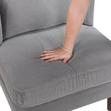 Forrester Dark Gray Accent Chair by Homelegance at Eve Furniture