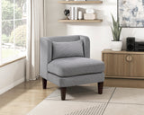 Forrester Dark Gray Accent Chair by Homelegance at Eve Furniture