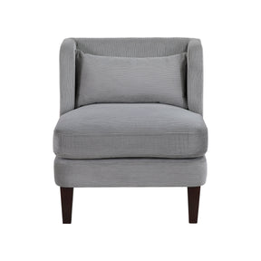 Forrester Dark Gray Accent Chair by Homelegance at Eve Furniture