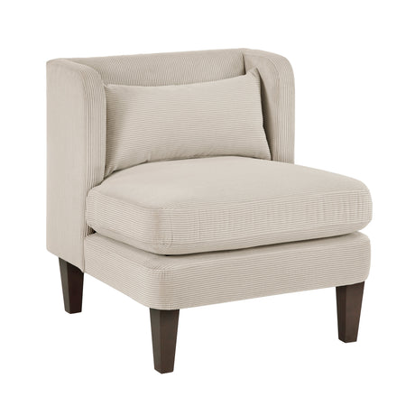 Forrester Taupe Accent Chair by Homelegance at Eve Furniture