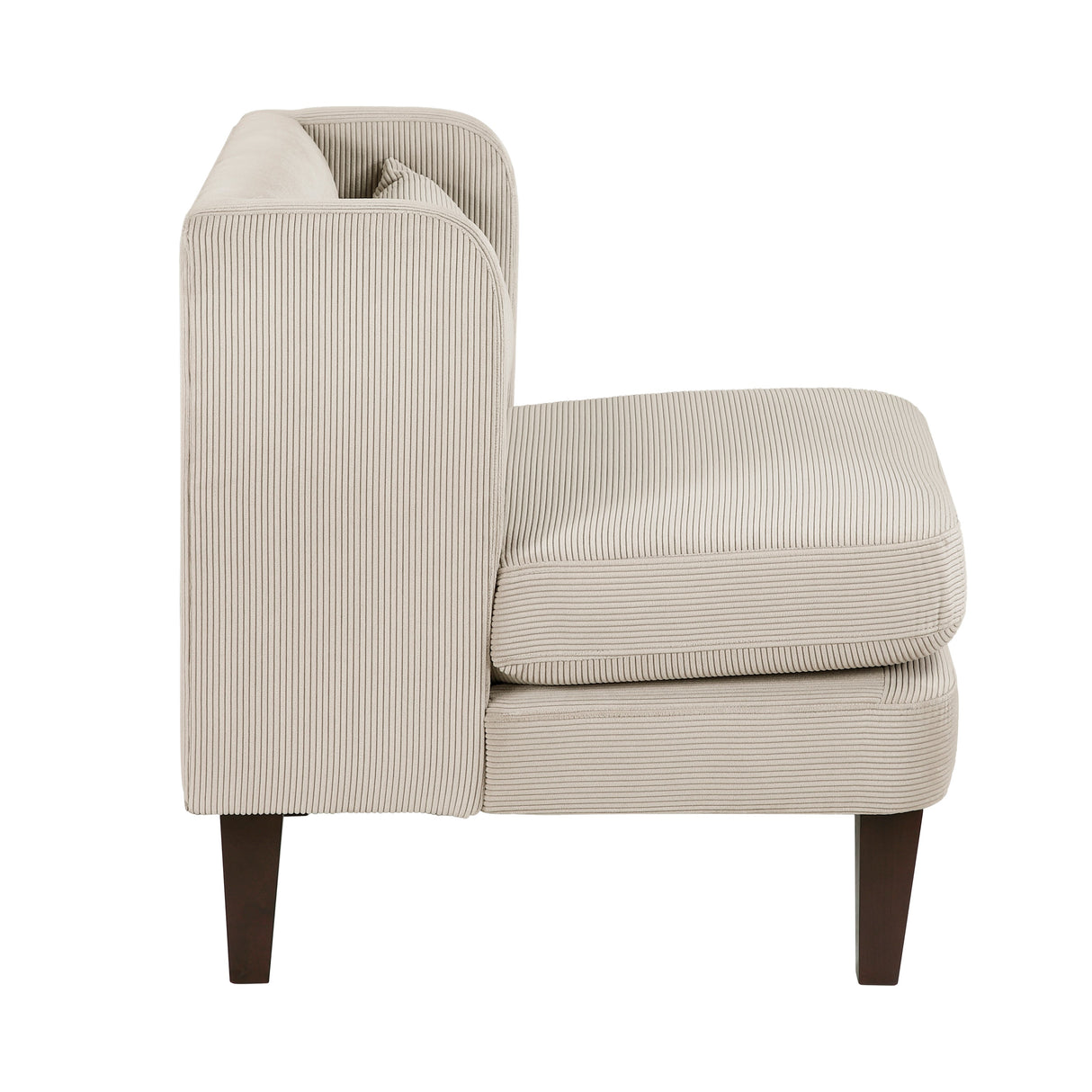 Forrester Taupe Accent Chair by Homelegance at Eve Furniture