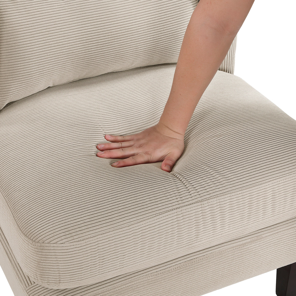 Forrester Taupe Accent Chair by Homelegance at Eve Furniture