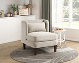 Forrester Taupe Accent Chair by Homelegance at Eve Furniture