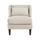 Forrester Taupe Accent Chair by Homelegance at Eve Furniture
