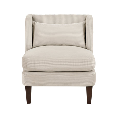 Forrester Taupe Accent Chair by Homelegance at Eve Furniture