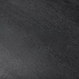 Forsey Black Solid Wood Round Coffee Table by Mercana at Eve Furniture
