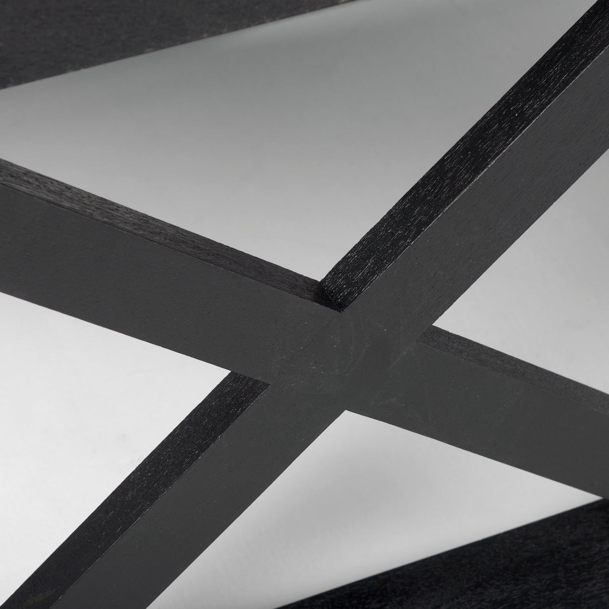 Forsey Black Wood Rectangular Coffee Table by Mercana at Eve Furniture