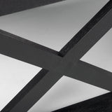 Forsey Black Wood Rectangular Coffee Table by Mercana at Eve Furniture