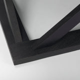 Forsey Black Wood Rectangular Coffee Table by Mercana at Eve Furniture