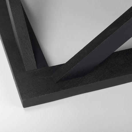 Forsey Black Wood Rectangular Coffee Table by Mercana at Eve Furniture