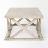 Forsey Blonde Wood Rectangular Coffee Table by Mercana at Eve Furniture