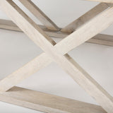 Forsey Blonde Wood Rectangular Coffee Table by Mercana at Eve Furniture