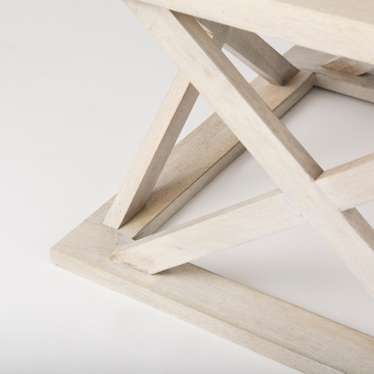 Forsey Blonde Wood Rectangular Coffee Table by Mercana at Eve Furniture
