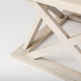 Forsey Blonde Wood Rectangular Coffee Table by Mercana at Eve Furniture