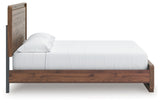 Fortlorn Walnut Brown California King Panel Bed by Ashley at Eve Furniture