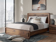 Fortlorn Walnut Brown California King Panel Bed by Ashley at Eve Furniture