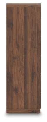 Fortlorn Walnut Brown Chest of Drawers by Ashley at Eve Furniture