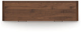 Fortlorn Walnut Brown King Panel Bed, Dresser and Nightstand by Ashley at Eve Furniture