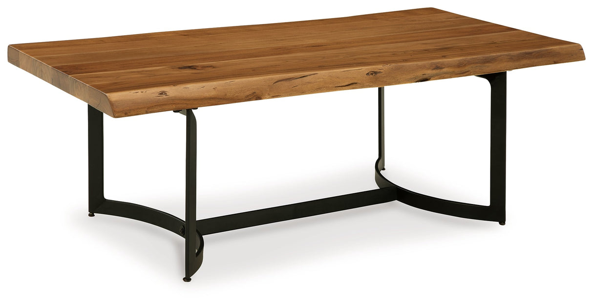 Fortmaine Brown/Black Coffee Table