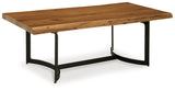 Fortmaine Brown/Black Coffee Table