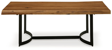 Fortmaine Brown/Black Coffee Table