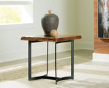 Fortmaine Brown/Black End Table