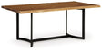 Fortmaine Brown/Black Dining Table by Ashley at Eve Furniture