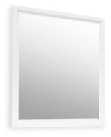 Fortman White Bedroom Mirror (Mirror Only) by Ashley at Eve Furniture