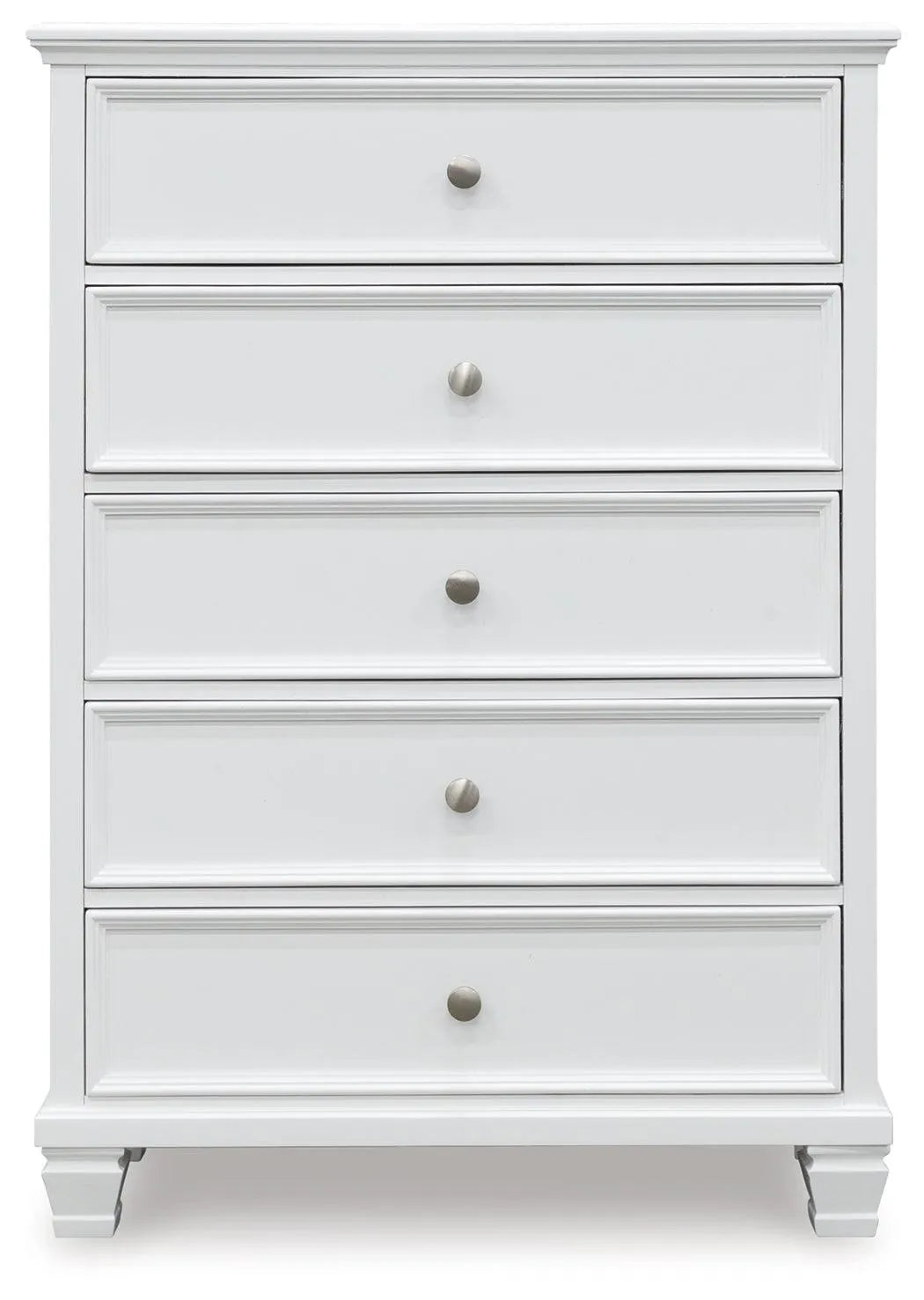 Fortman White Chest of Drawers by Ashley at Eve Furniture