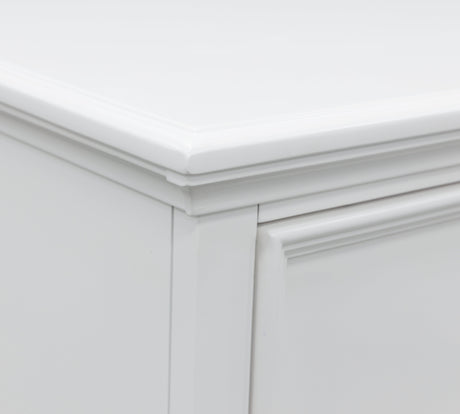 Fortman White Chest of Drawers by Ashley at Eve Furniture