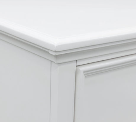Fortman White Chest of Drawers by Ashley at Eve Furniture