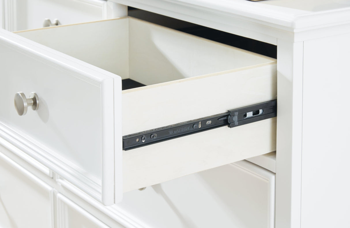 Fortman White Dresser by Ashley at Eve Furniture