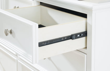 Fortman White Dresser by Ashley at Eve Furniture