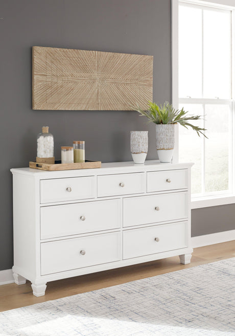 Fortman White Dresser by Ashley at Eve Furniture