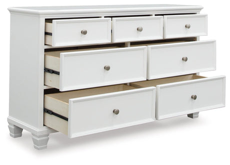Fortman White Dresser by Ashley at Eve Furniture