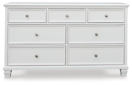 Fortman White Dresser by Ashley at Eve Furniture