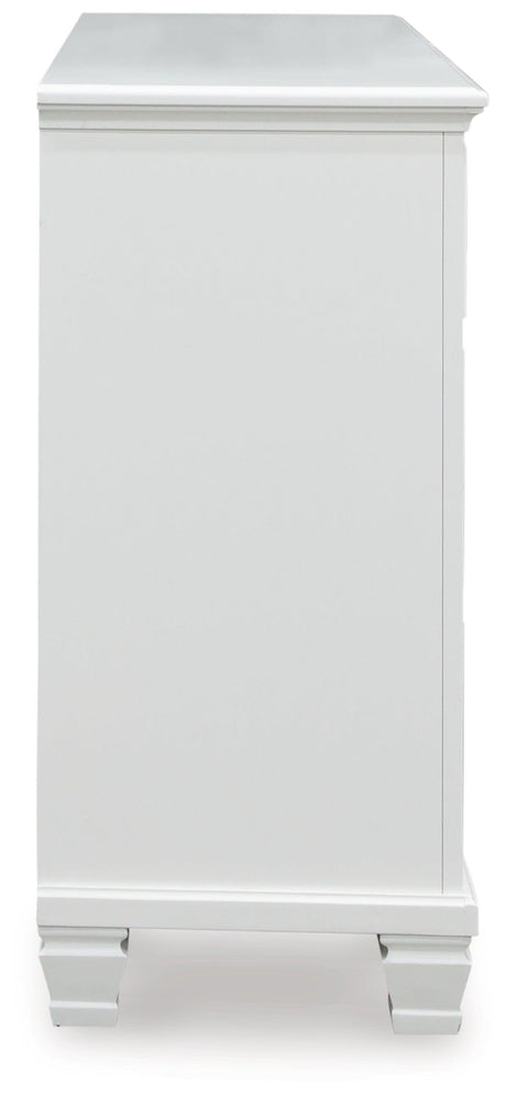Fortman White Dresser by Ashley at Eve Furniture