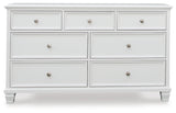 Fortman White Dresser