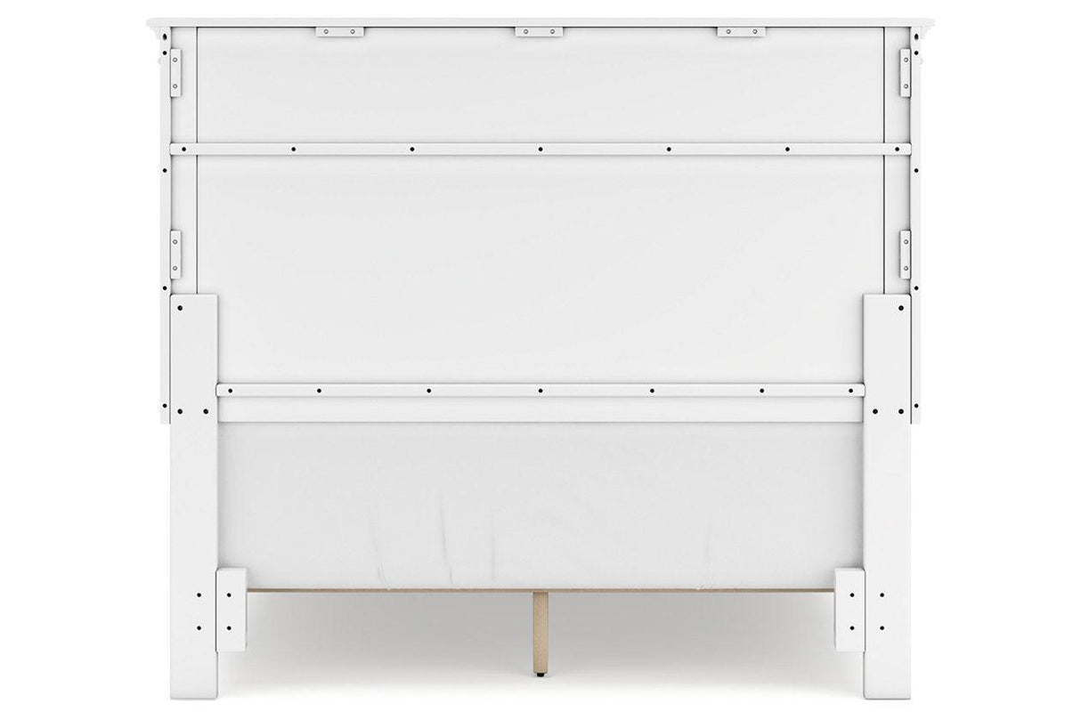 Fortman White Full Panel Bed by Ashley at Eve Furniture