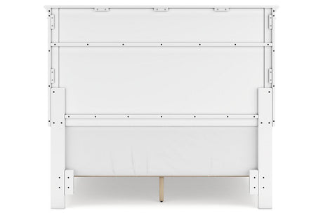 Fortman White Full Panel Bed by Ashley at Eve Furniture
