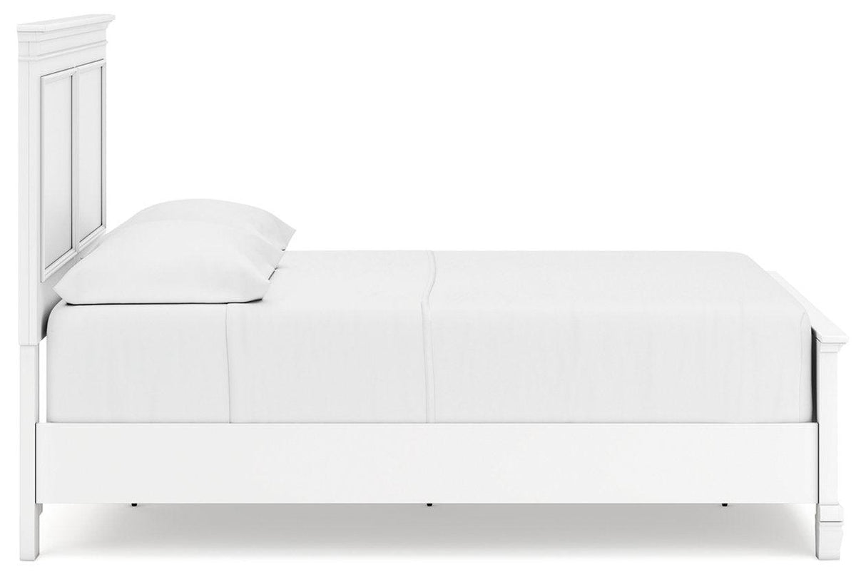 Fortman White Full Panel Bed by Ashley at Eve Furniture