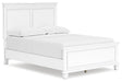 Fortman White Full Panel Bed by Ashley at Eve Furniture