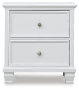 Fortman White Nightstand by Ashley at Eve Furniture